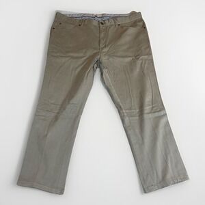 Peter Millar 5-Pocket Chino Pants Mens 38x25 Gray Golf